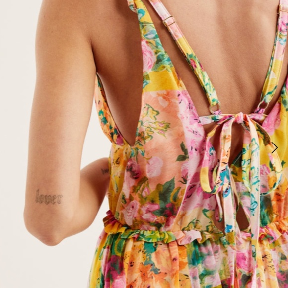 For Love & Lemons Madison Maxi Dress Size XS - Picture 4 of 7